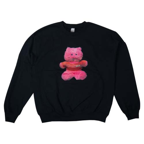 Hippie cat sweatshirts (black)